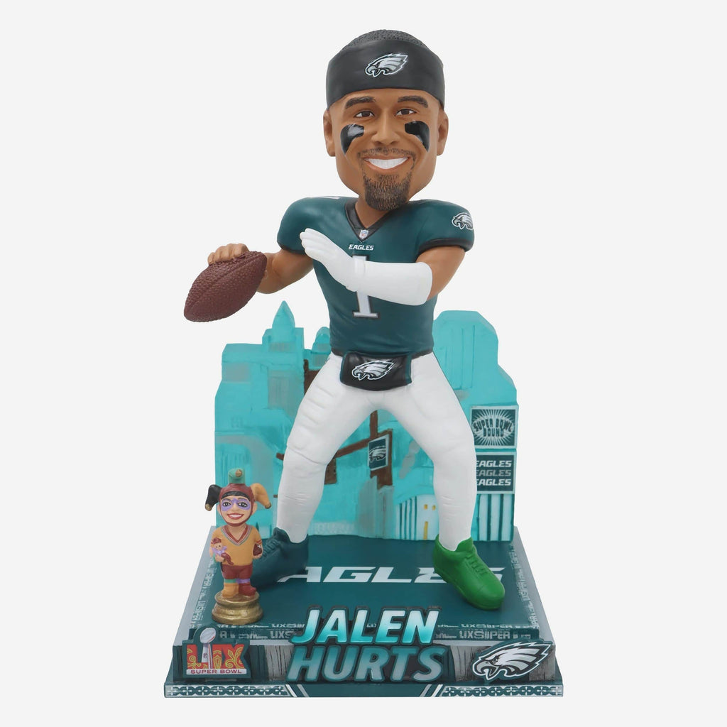 Jalen Hurts Philadelphia Eagles Super Bowl LIX Bound Light Up Bobblehead FOCO - FOCO.com