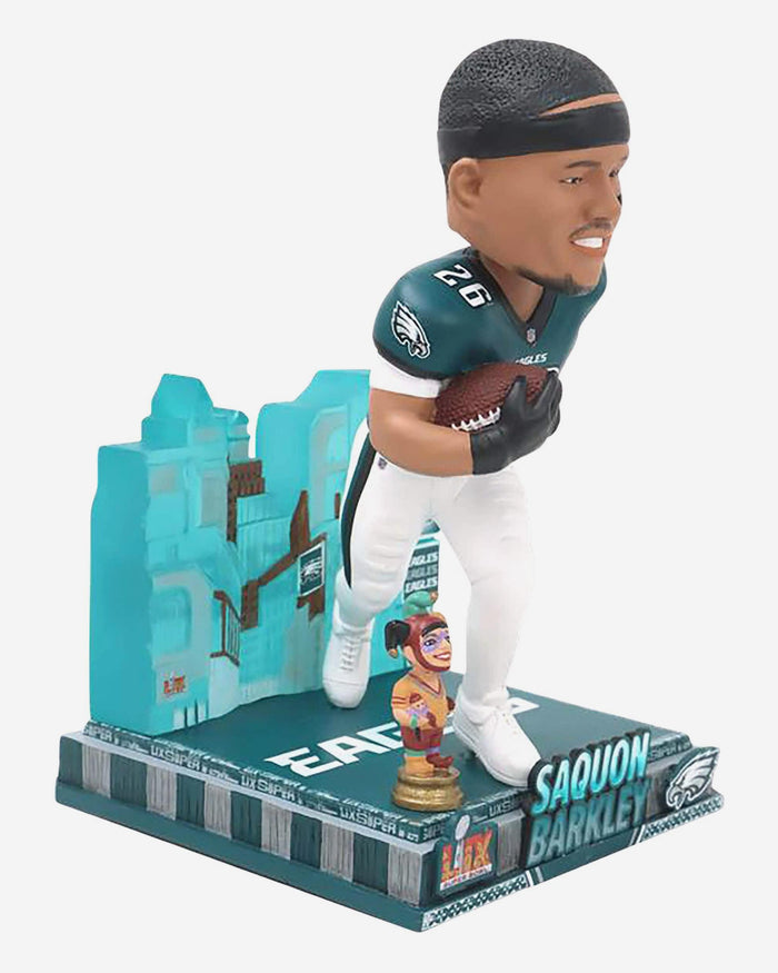 Saquon Barkley Philadelphia Eagles Super Bowl LIX Bound Light Up Bobblehead FOCO - FOCO.com