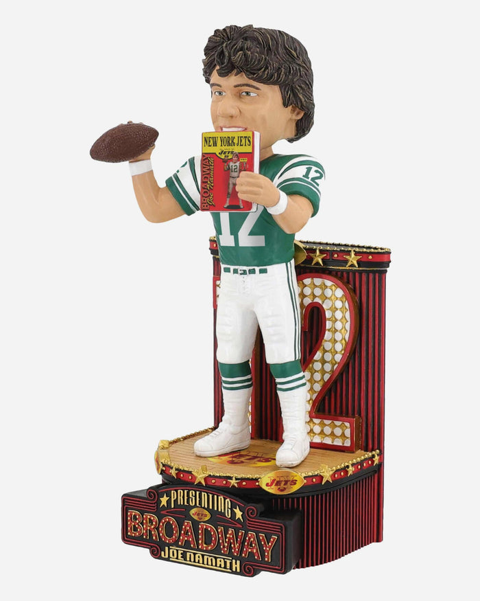 Joe Namath New York Jets Broadway Joe Nickname Bobblehead FOCO - FOCO.com