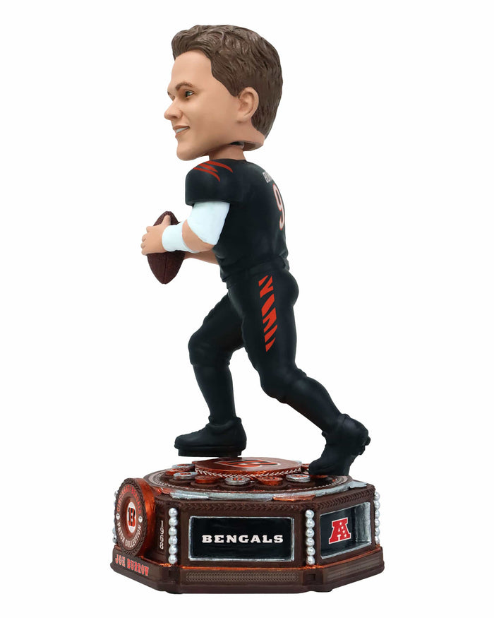 Joe Burrow Cincinnati Bengals Patch Collection Bobblehead FOCO - FOCO.com