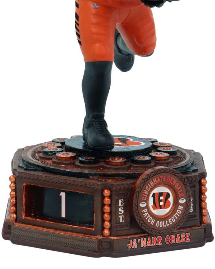 Ja'Marr Chase Cincinnati Bengals Patch Collection Bobblehead