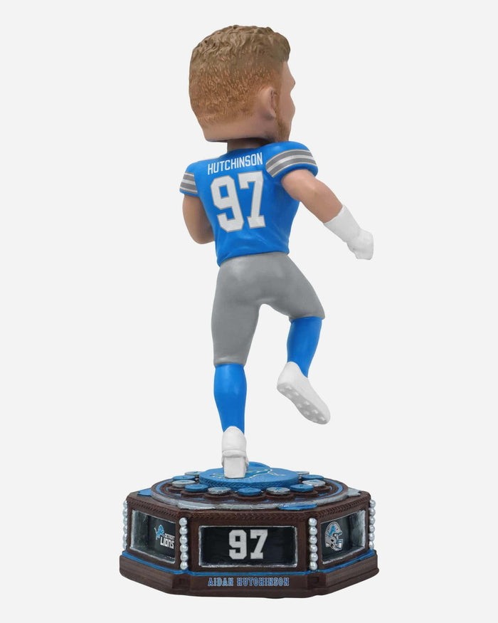 Aidan Hutchinson Detroit Lions Patch Collection Bobblehead FOCO - FOCO.com