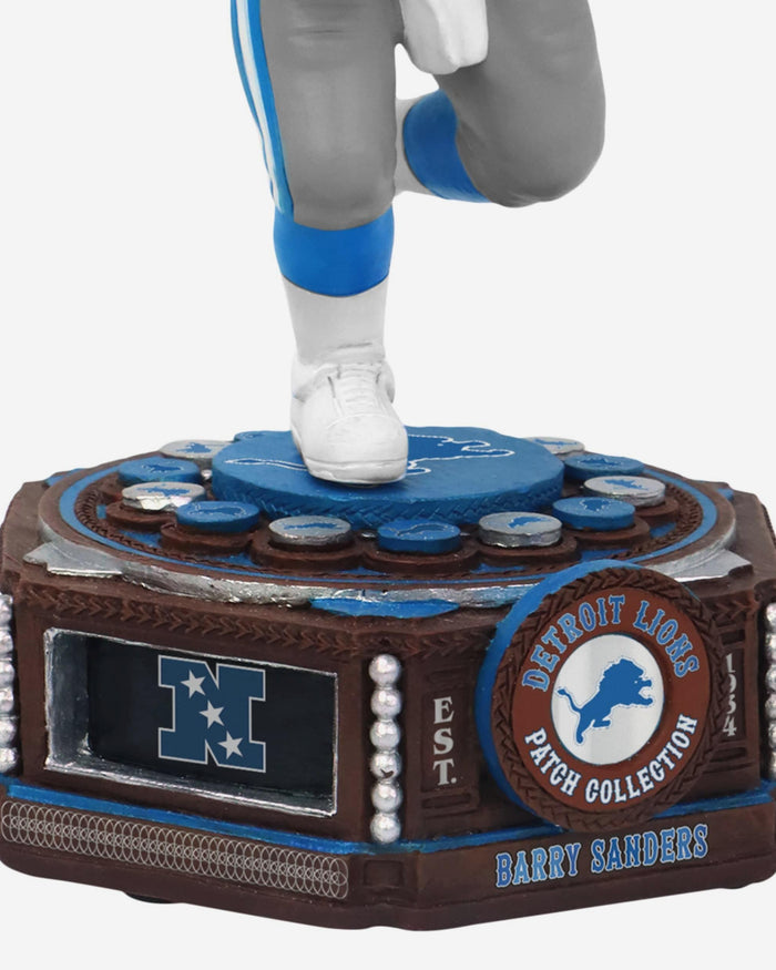 Barry Sanders Detroit Lions Patch Collection Bobblehead FOCO - FOCO.com