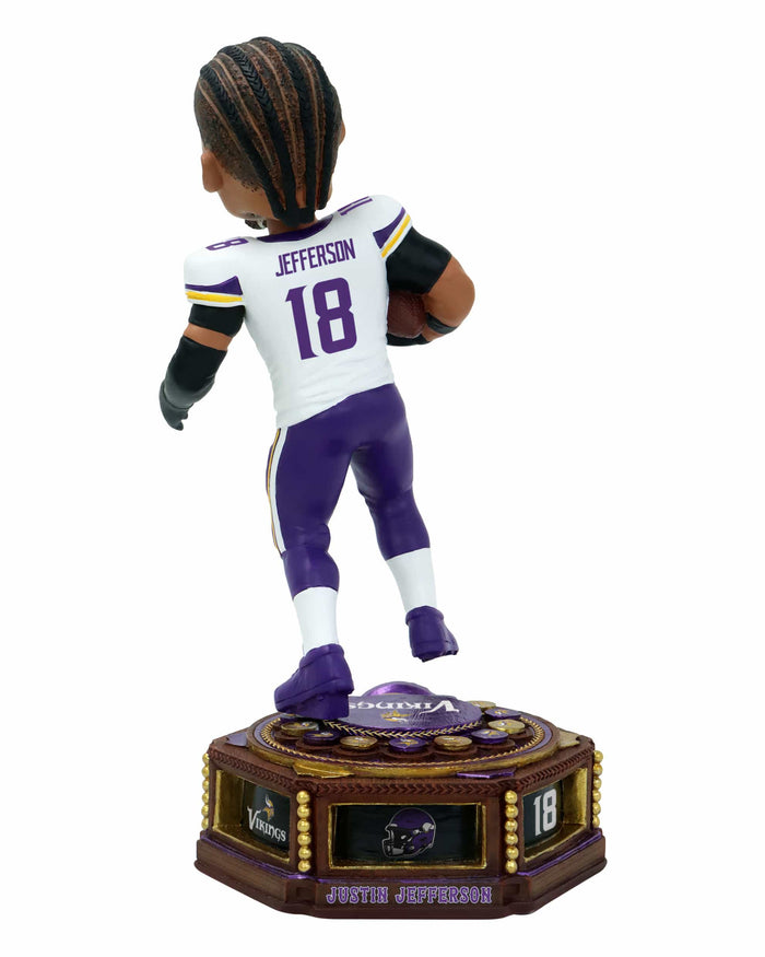 Justin Jefferson Minnesota Vikings Patch Collection Bobblehead