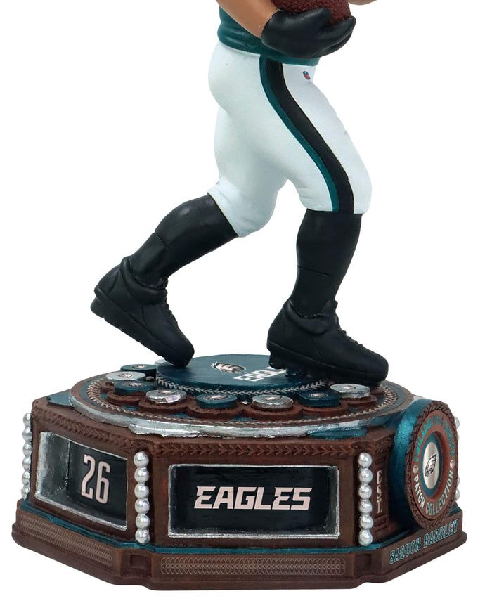 Saquon Barkley Philadelphia Eagles Patch Collection Bobblehead FOCO - FOCO.com