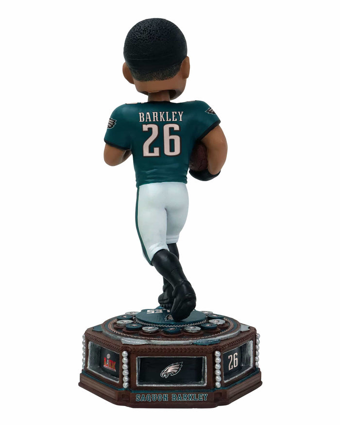 Saquon Barkley Philadelphia Eagles Patch Collection Bobblehead FOCO - FOCO.com