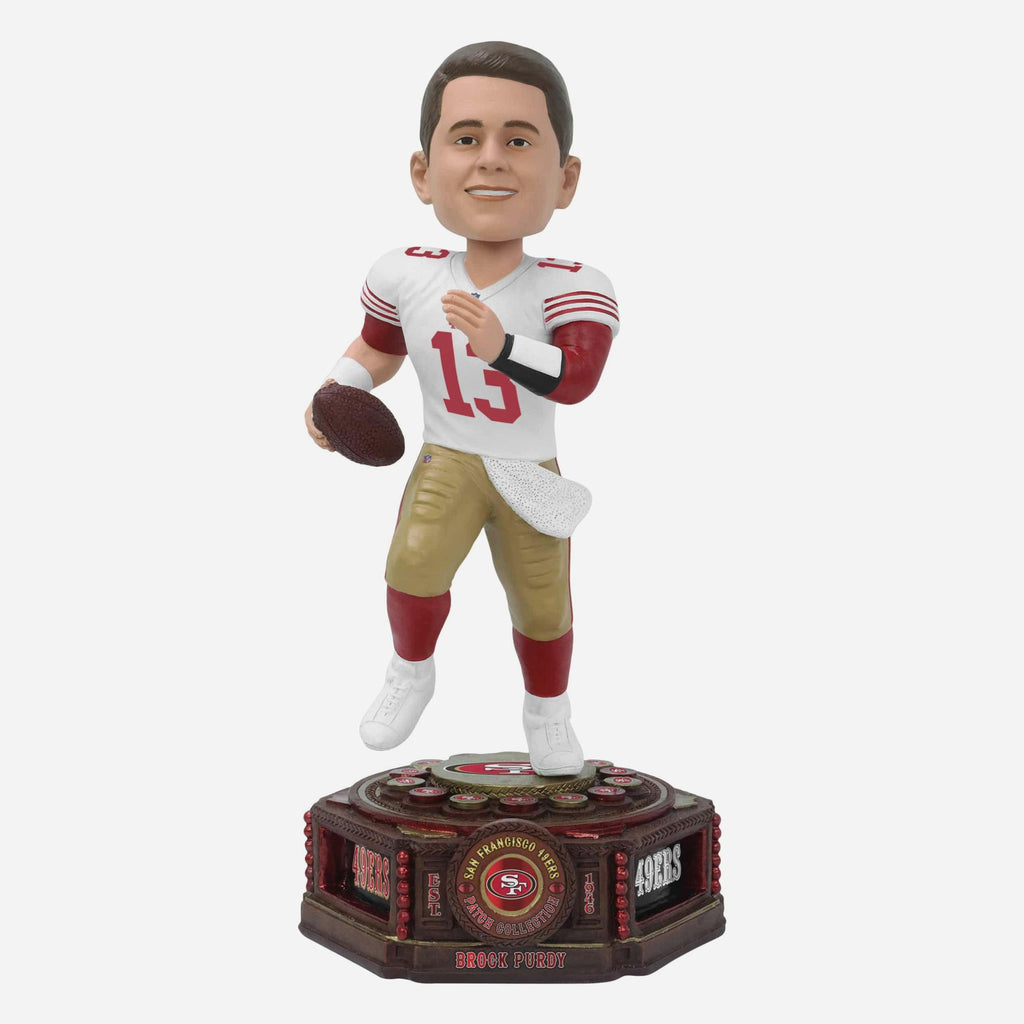 Brock Purdy San Francisco 49ers Patch Collection Bobblehead FOCO - FOCO.com