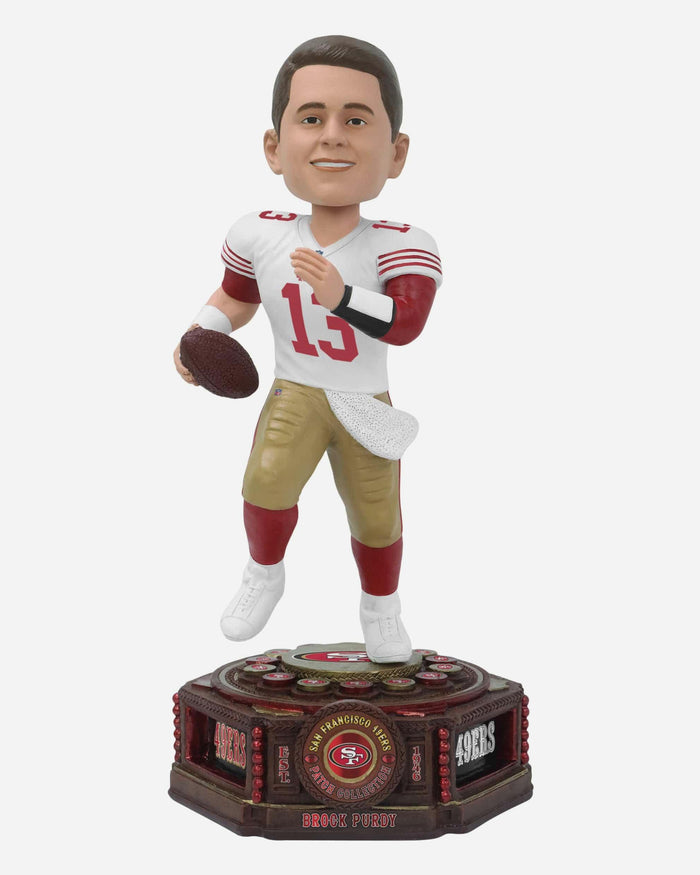Brock Purdy San Francisco 49ers Patch Collection Bobblehead FOCO - FOCO.com