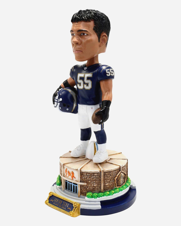 Junior Seau San Diego Chargers Pro Football Hall of Fame Bobblehead FOCO - FOCO.com