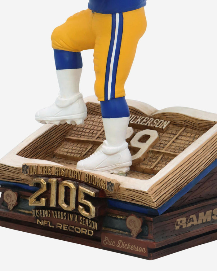 Eric Dickerson Los Angeles Rams Single-Season Rushing Record Book Bobblehead FOCO - FOCO.com