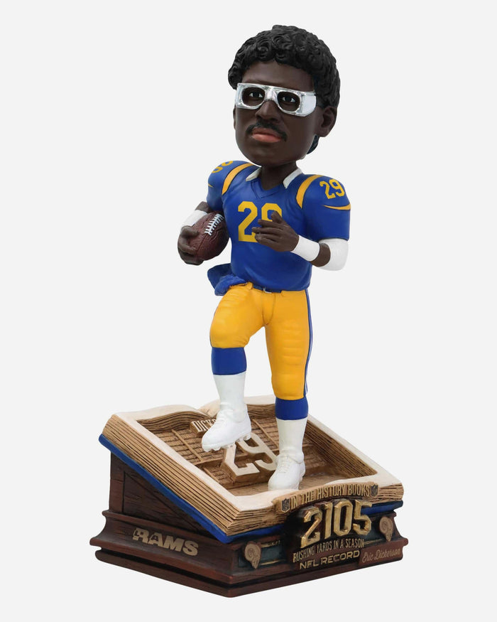 Eric Dickerson Los Angeles Rams Single-Season Rushing Record Book Bobblehead FOCO - FOCO.com