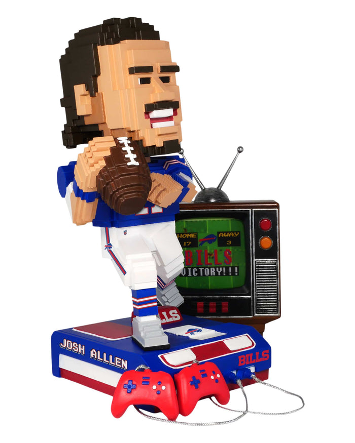 Josh Allen Buffalo Bills Retro 8 Bit Bobblehead FOCO - FOCO.com