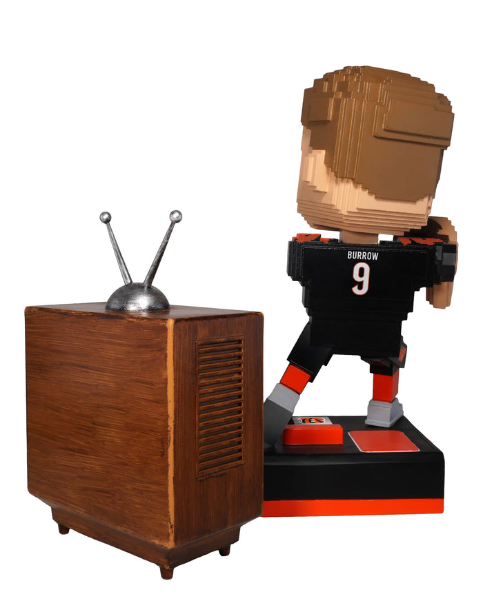 Joe Burrow Cincinnati Bengals Retro 8 Bit Bobblehead FOCO - FOCO.com