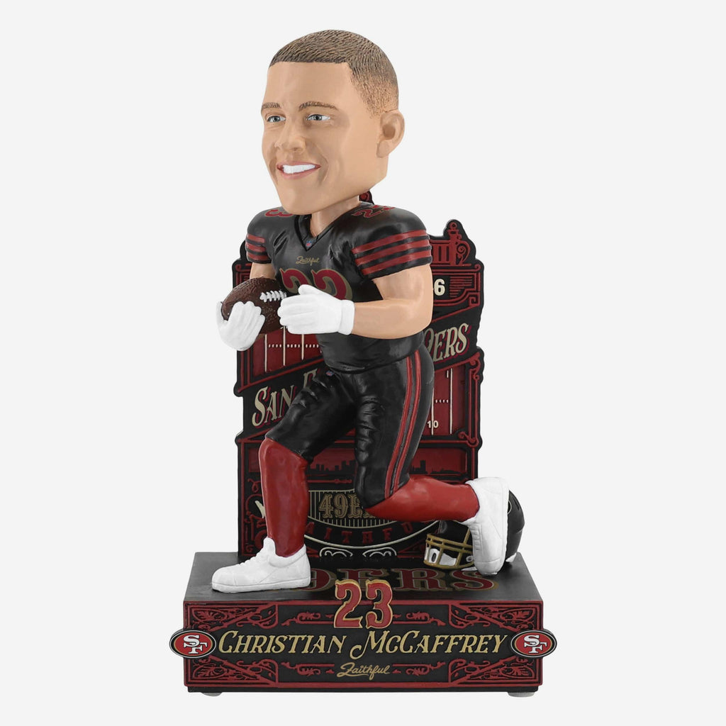 Christian McCaffrey San Francisco 49ers 2025 Week 18 Rivalries Bobblehead FOCO - FOCO.com