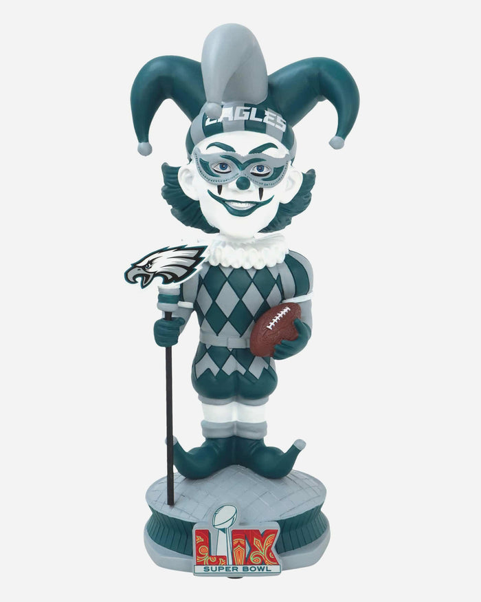 Philadelphia Eagles Jester NFC Super Bowl LIX Bound Bobblehead FOCO - FOCO.com