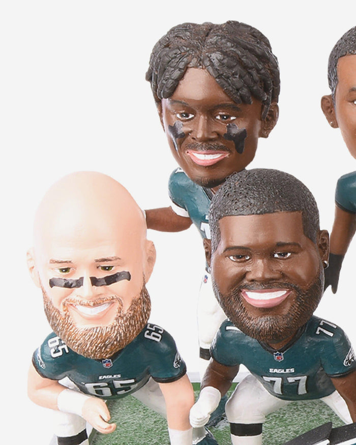 Philadelphia Eagles Super Bowl LIX-Bound Brotherly Shove Mini Bobblehead Scene FOCO - FOCO.com
