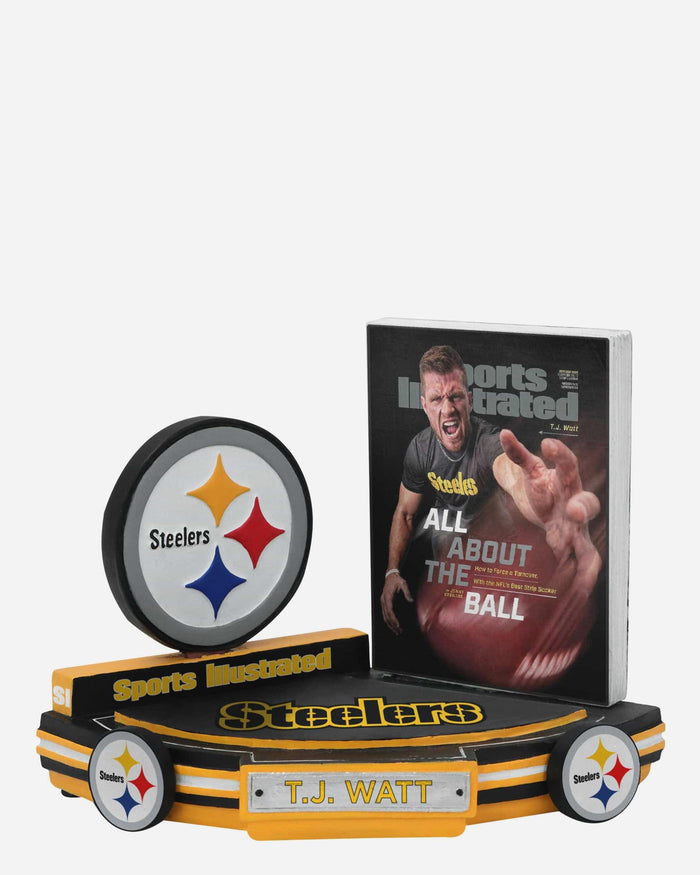 TJ Watt Pittsburgh Steelers All About the Ball Sports Illustrated Cover Bobblehead FOCO - FOCO.com