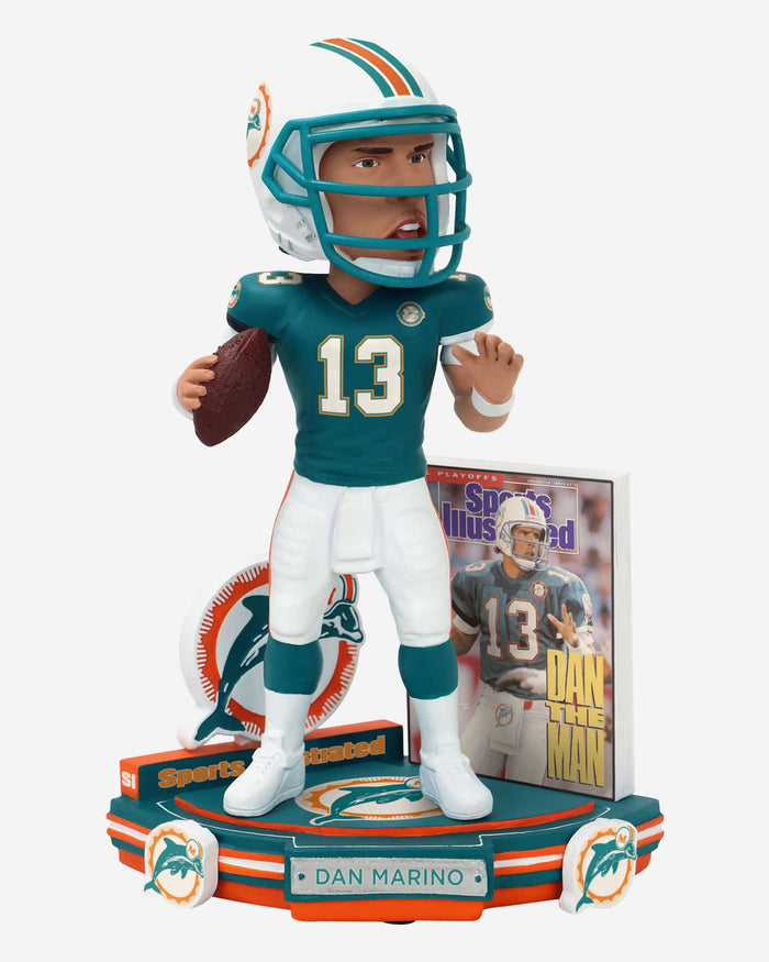 Dan Marino Miami Dolphins Dan the Man Sports Illustrated Cover Bobblehead FOCO - FOCO.com