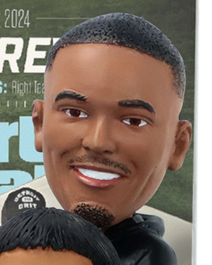 Jared Goff & Amon-Ra St Brown & Penei Sewell Detroit Lions Drive to Revive Sports Illustrated Cover Bobblehead FOCO - FOCO.com