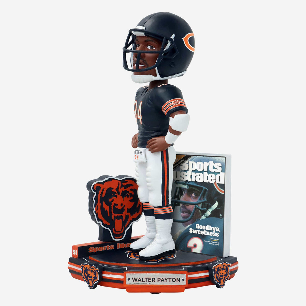 Walter Payton Chicago Bears Goodbye Sweetness Sports Illustrated Cover Bobblehead FOCO - FOCO.com