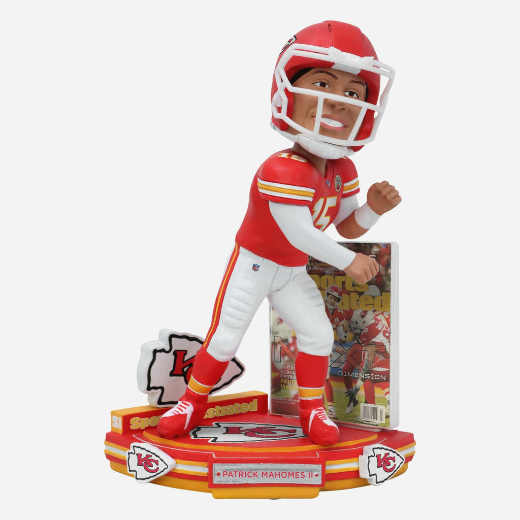 Patrick Mahomes Kansas City Chiefs Next Dimension Sports Illustrated Cover Bobblehead FOCO - FOCO.com