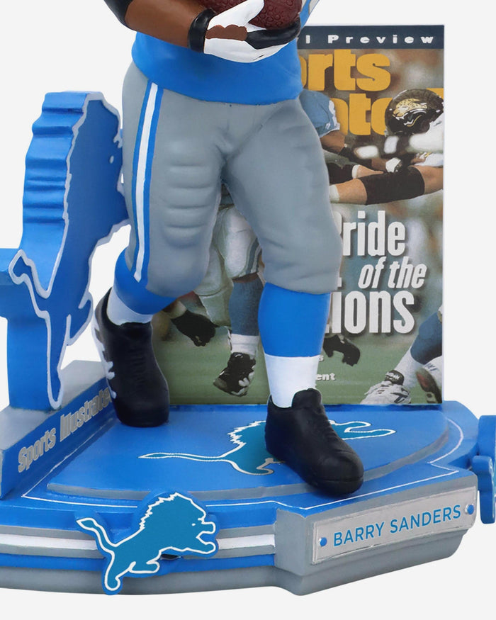 Barry Sanders Detroit Lions Pride of the Lions Sports Illustrated Cover Bobblehead FOCO - FOCO.com