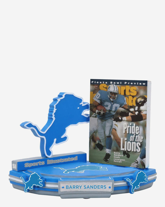 Barry Sanders Detroit Lions Pride of the Lions Sports Illustrated Cover Bobblehead FOCO - FOCO.com