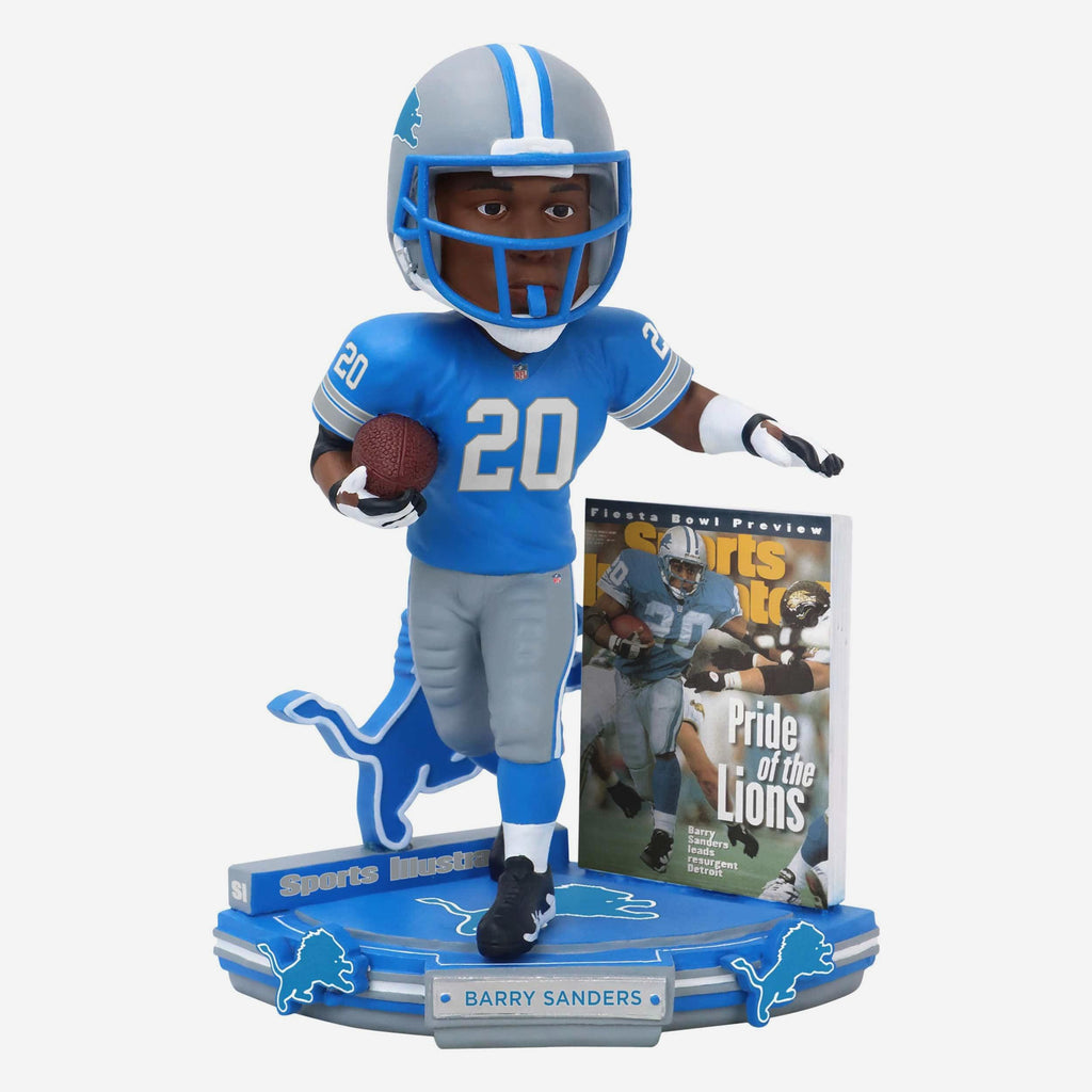 Barry Sanders Detroit Lions Pride of the Lions Sports Illustrated Cover Bobblehead FOCO - FOCO.com
