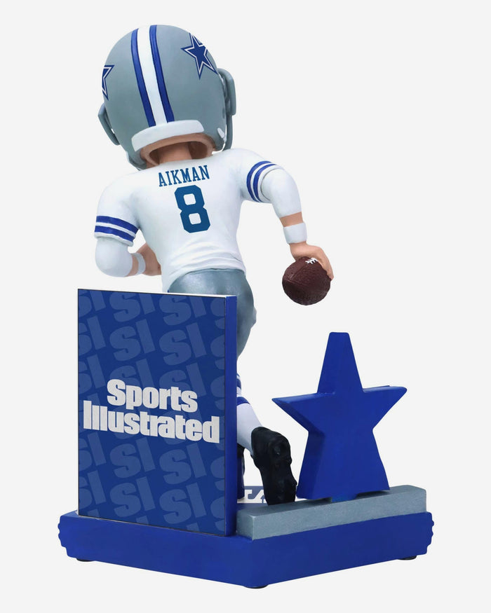 Troy Aikman Dallas Cowboys Ride 'em Cowboy Sports Illustrated Cover Bobblehead FOCO - FOCO.com