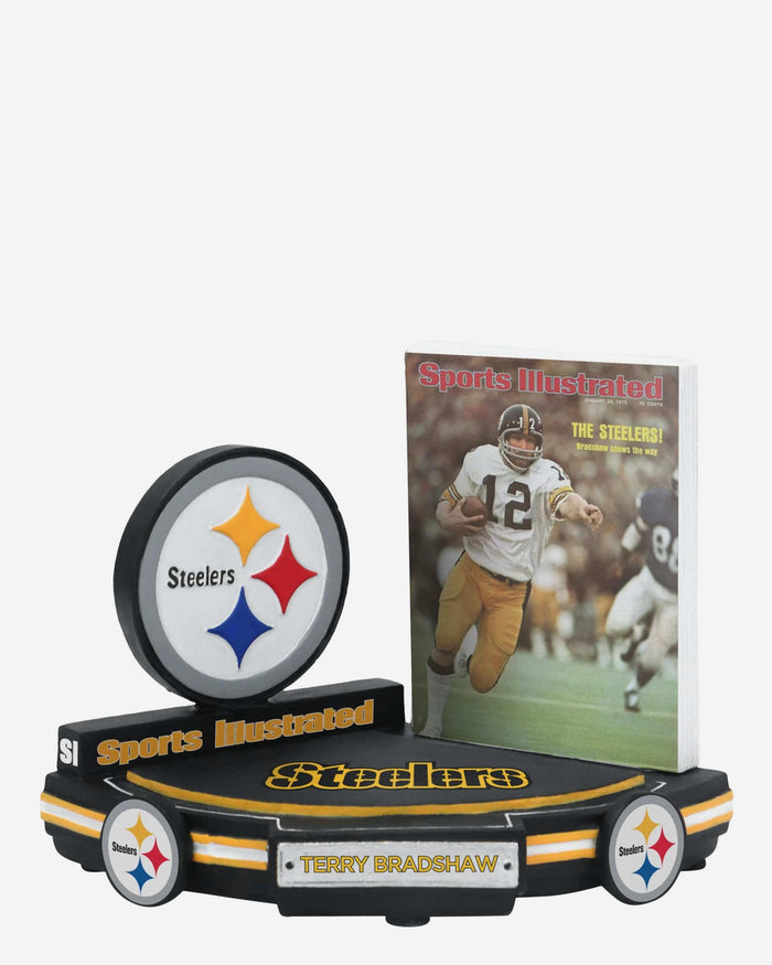 Terry Bradshaw Pittsburgh Steelers Shows the Way Sports Illustrated Cover Bobblehead FOCO - FOCO.com