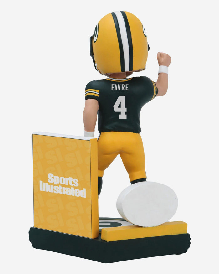 Brett Favre Green Bay Packers Tribute Sports Illustrated Cover Bobblehead FOCO - FOCO.com