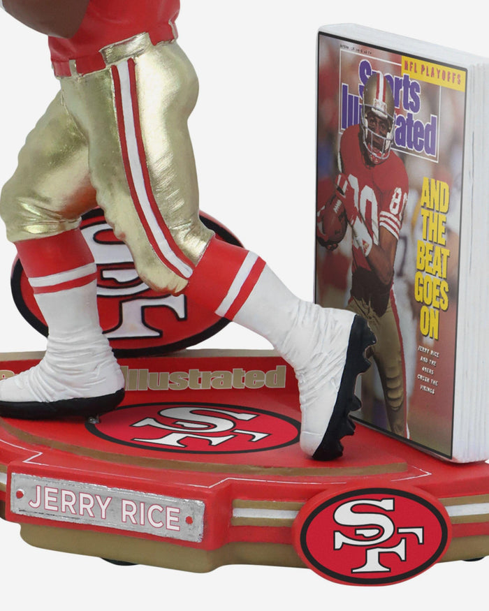 Jerry Rice San Francisco 49ers The Beat Goes On Sports Illustrated Cover Bobblehead FOCO - FOCO.com