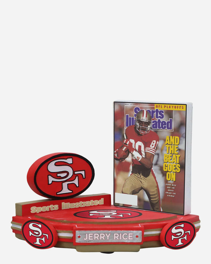 Jerry Rice San Francisco 49ers The Beat Goes On Sports Illustrated Cover Bobblehead FOCO - FOCO.com