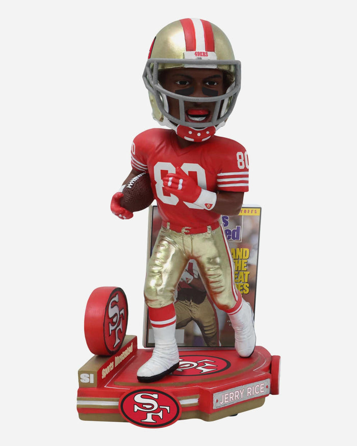 Jerry Rice San Francisco 49ers The Beat Goes On Sports Illustrated Cover Bobblehead FOCO - FOCO.com