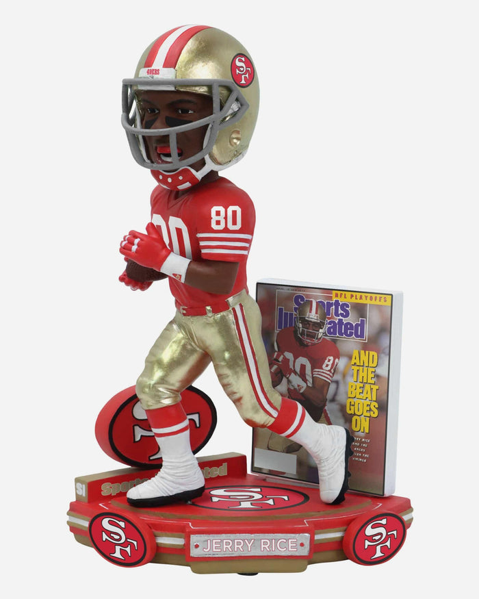 Jerry Rice San Francisco 49ers The Beat Goes On Sports Illustrated Cover Bobblehead FOCO - FOCO.com