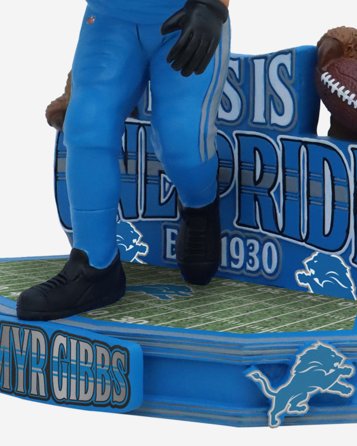 Jahmyr Gibbs Detroit Lions One Pride Bobblehead FOCO - FOCO.com