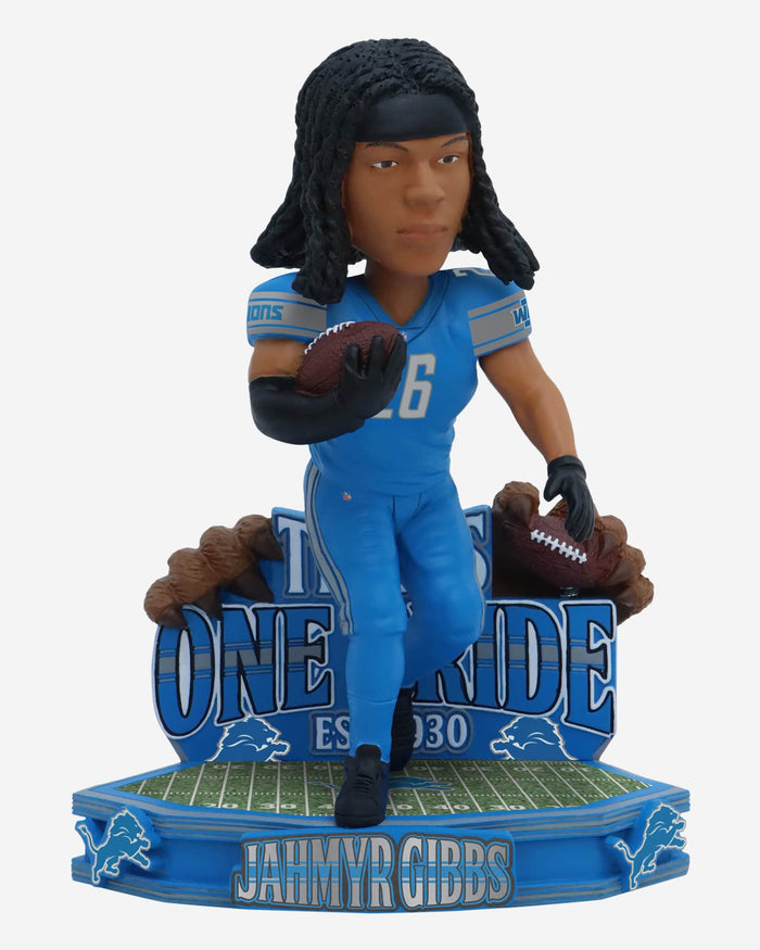 Jahmyr Gibbs Detroit Lions One Pride Bobblehead FOCO - FOCO.com