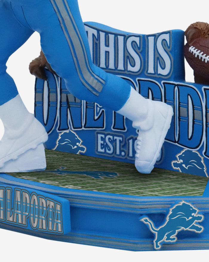 Sam LaPorta Detroit Lions One Pride Bobblehead FOCO - FOCO.com