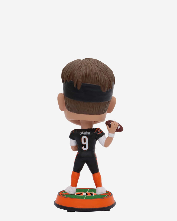 Joe Burrow Cincinnati Bengals Field Stripe Mini Bighead Bobblehead FOCO - FOCO.com