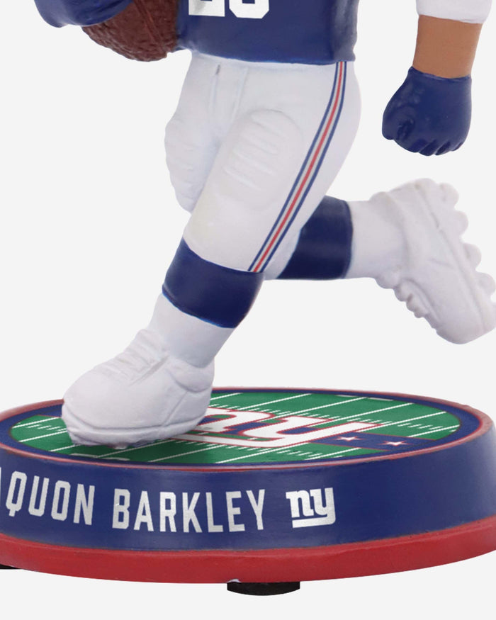 Saquon Barkley New York Giants Field Stripe Mini Bighead Bobblehead FOCO - FOCO.com