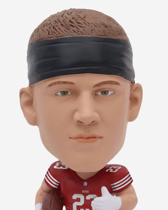 Christian McCaffrey San Francisco 49ers Field Stripe Mini Bighead Bobblehead FOCO - FOCO.com