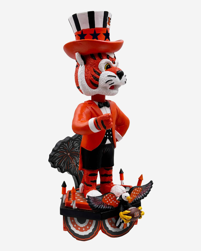 Who Dey Cincinnati Bengals Americana Mascot Bobblehead FOCO - FOCO.com
