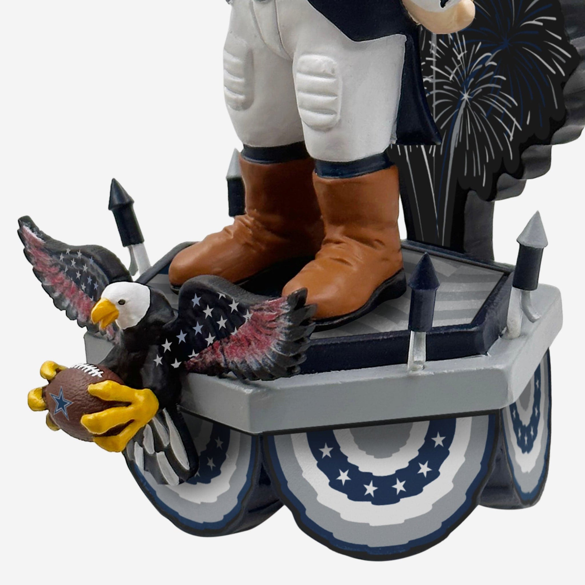 Rowdy Dallas Cowboys Holiday Mascot Bobblehead FOCO