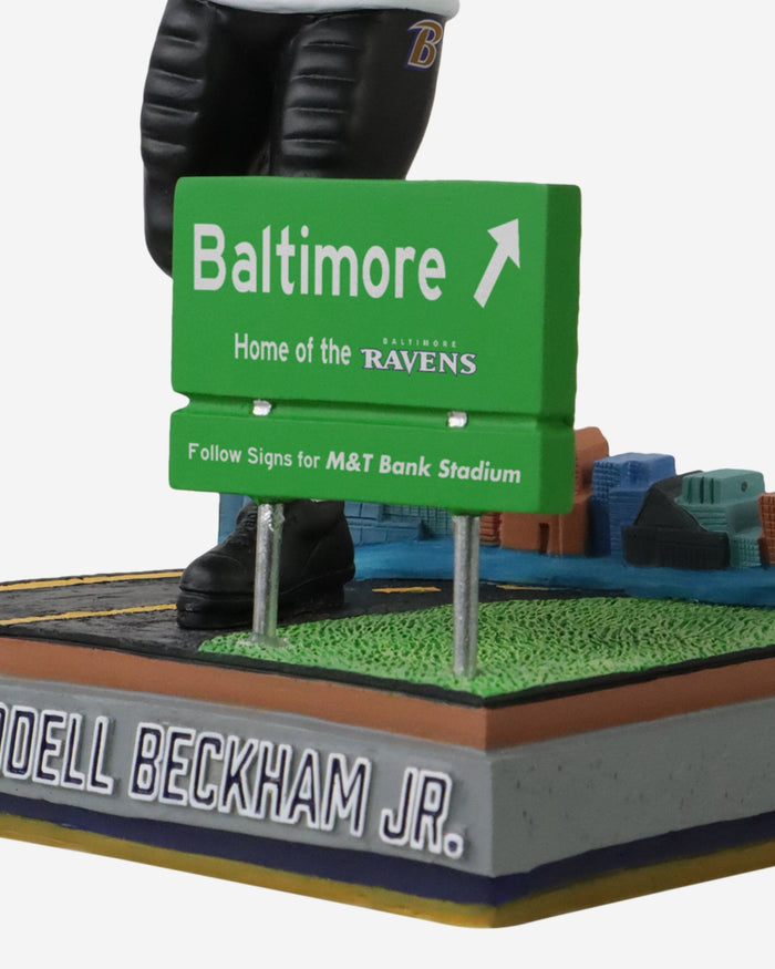 Odell Beckham Jr Baltimore Ravens Next Stop Bobblehead FOCO - FOCO.com