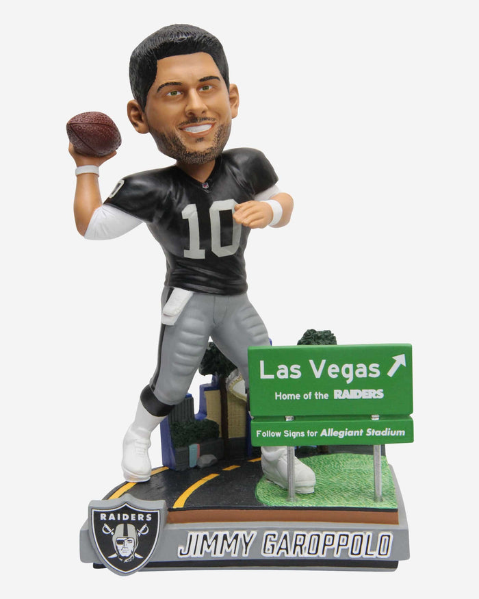 Jimmy Garoppolo Las Vegas Raiders Next Stop Bobblehead FOCO - FOCO.com