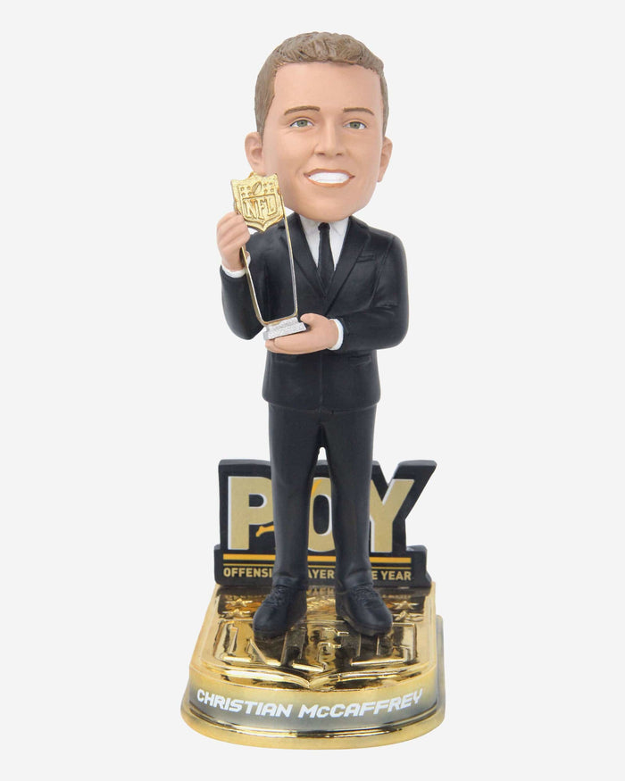 Christian McCaffrey San Francisco 49ers 2023 NFL Offensive Player of the Year Bobblehead FOCO - FOCO.com