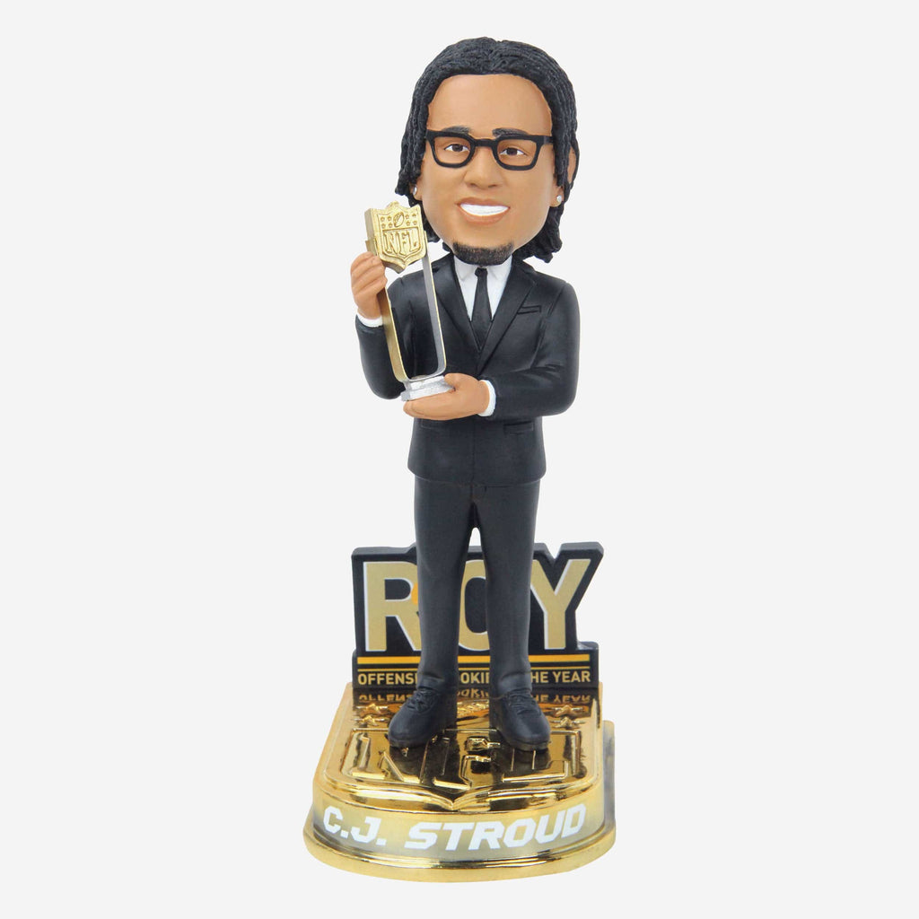 CJ Stroud Houston Texans 2023 NFL Offensive Rookie of the Year Bobblehead FOCO - FOCO.com