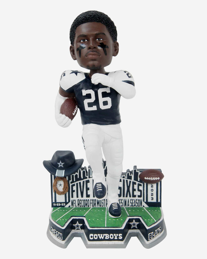 DaRon Bland Dallas Cowboys Pick 6 Record Bobblehead FOCO - FOCO.com