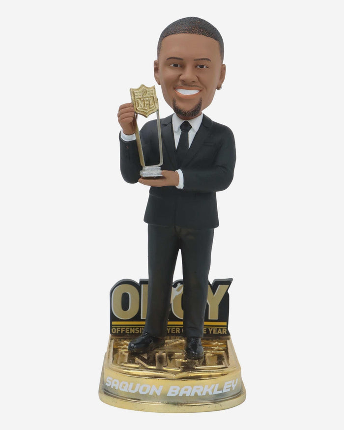 Saquon Barkley Philadelphia Eagles 2024 NFL Offensive Player of the Year Bobblehead FOCO - FOCO.com