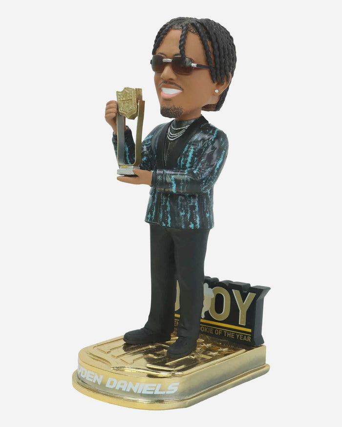 Jayden Daniels Washington Commanders 2024 NFL Offensive Rookie of the Year Bobblehead FOCO - FOCO.com